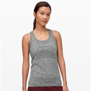 Lululemon Swiftly Tech Racerback - Slate/white